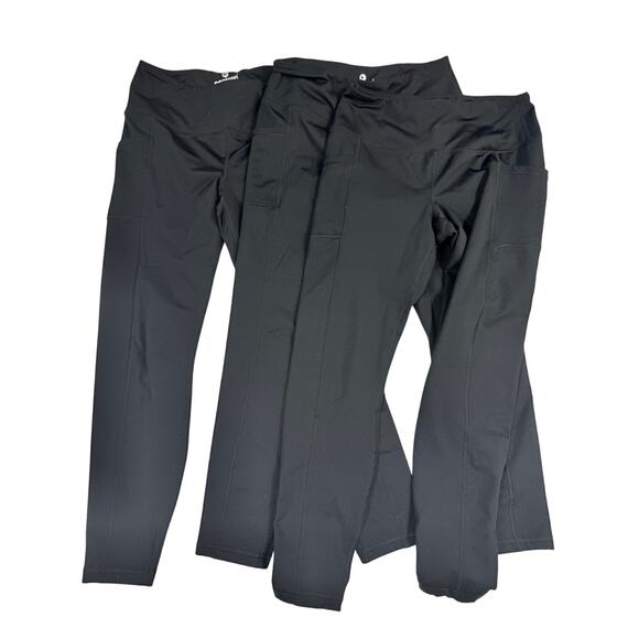 Lot of 3 – 90 Degree by Reflex Fleece-Lined Winter Leggings – Size L - Picture 1 of 3